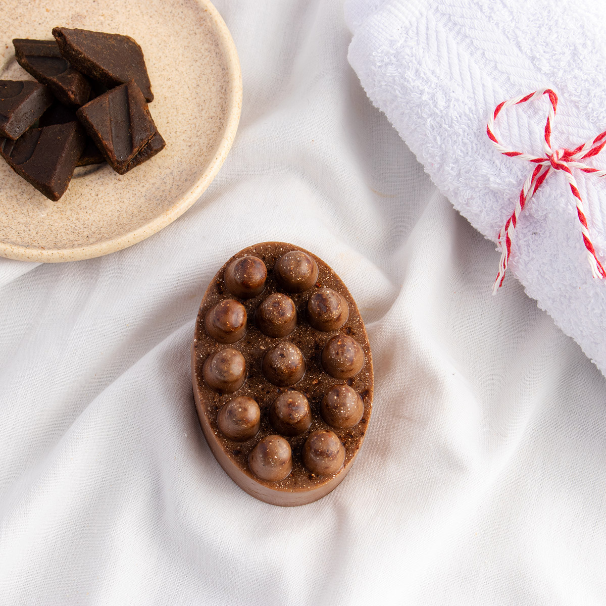 JABÓN MASAJEADOR DE CHOCOLATE