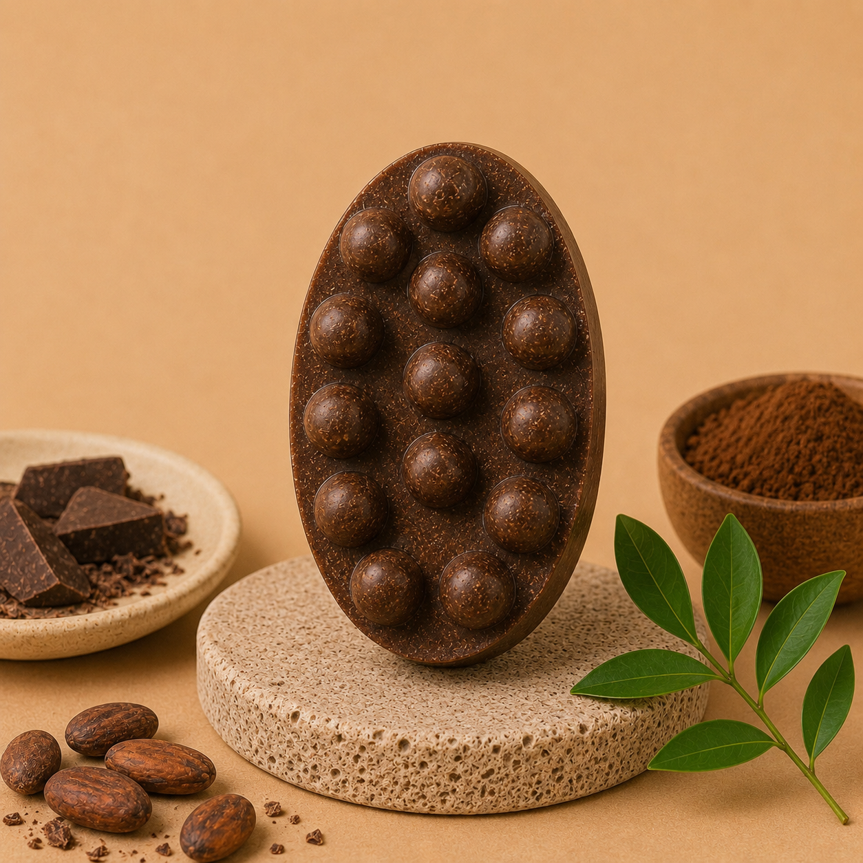 Jabón Masajeador de Chocolate